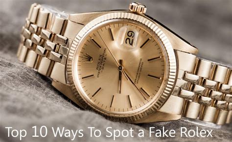 how to spot a fake rolex watch.